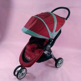 รถเข็นเด็ก Baby jogger city mini สีแดง​ พร้อมถุงใส่​เดินทางบนเครื่องบิน​ และถุงตาข่ายคลุมกันยุง